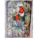 Mexican Talavera Mural Colibris